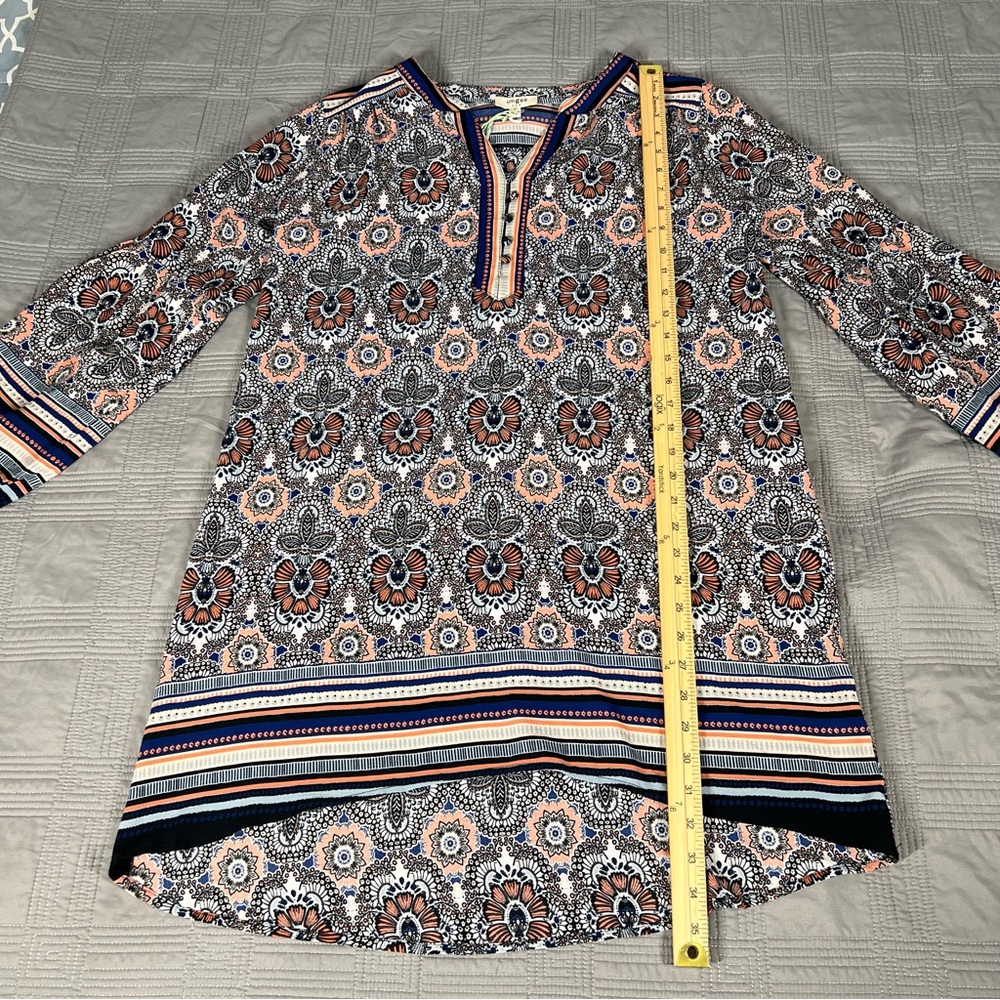 Umgee Multicolor Patterned Mini Dress - Picture 9 of 14